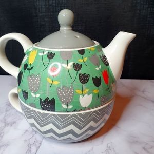 Pavilion Gift Company  AmyLee Bloom teaset